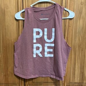 Pure Barre Cropped Muscle Tank